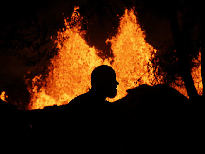 The eruption has been escalating for weeks as lava from the volcano has destroyed homes and properties near the volcano.