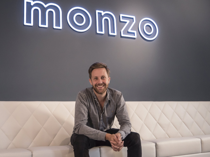 3. Tom Blomfield, 32, CEO and founder of Monzo.