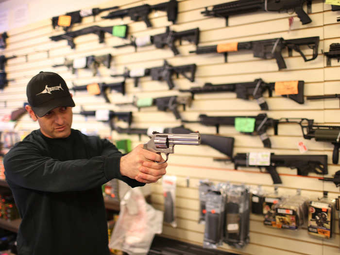 Accountability standards for licensed gun dealers are also popular — 67% of gun owners support laws allowing cities to sue licensed gun dealers if there