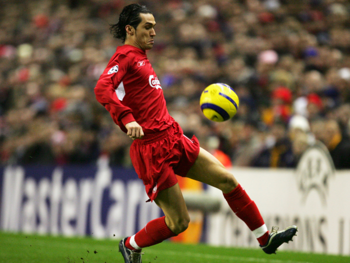 Luis García is a Spanish former winger who had joined Liverpool the previous summer from Spanish giants Barcelona. He played the full match in the final.