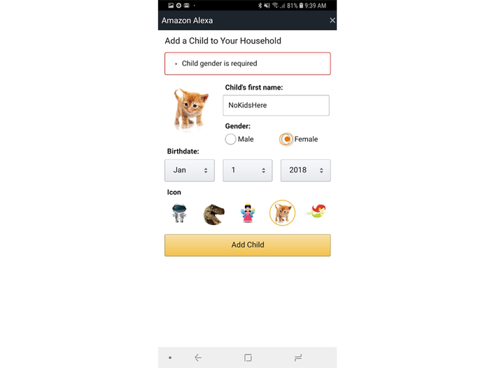 And go through the tedious process of setting up Alexa for your kids, even if you don