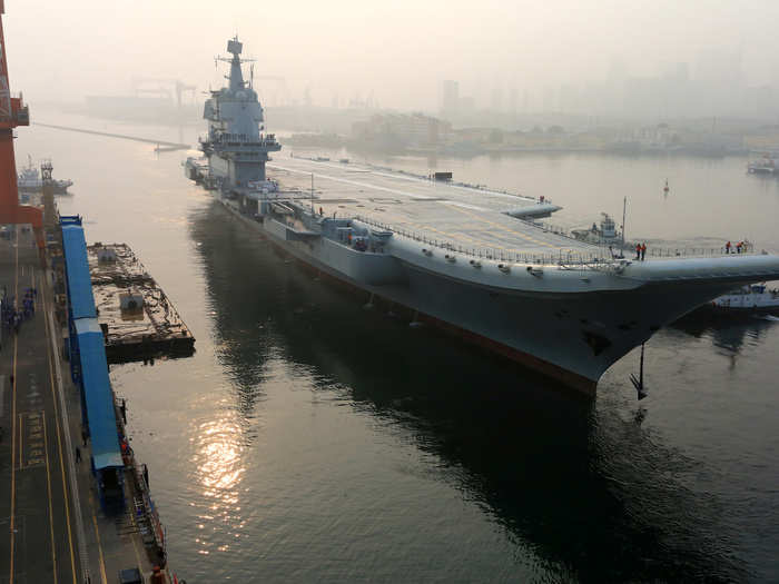 While the Liaoning was designed as a "heavy aircraft-carrying cruiser" with significant armaments, Type 001A was designed to serve in a similar strategic role as US carriers, sailing as the centerpiece of a strike group.