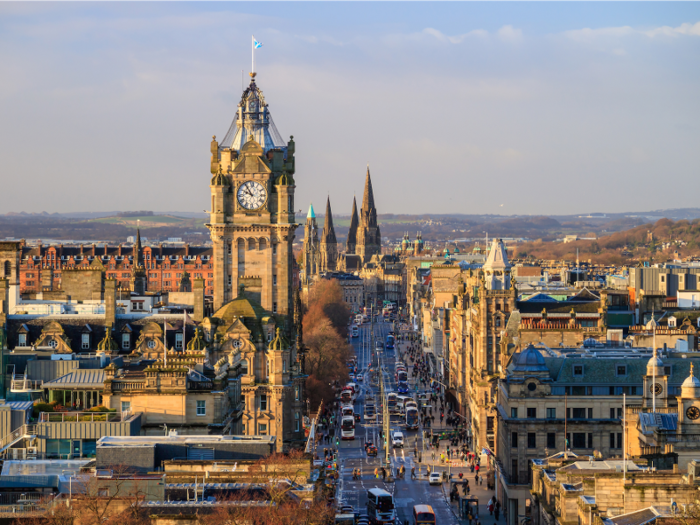 4. Edinburgh, United Kingdom