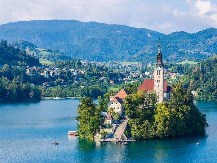 Discover the fairytale-like setting of Lake Bled.