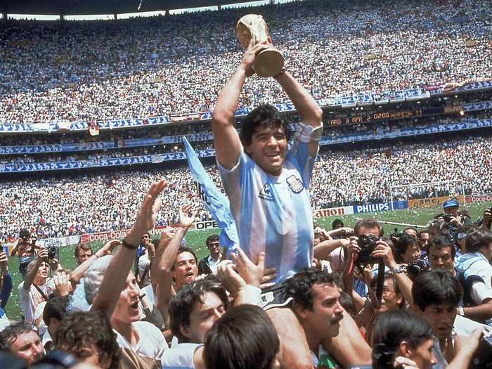 Argentina won its second World Cup title in 1986.