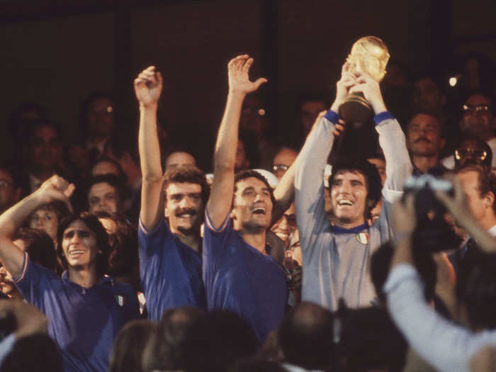 Italy lifted the World Cup trophy for a third time in 1982.