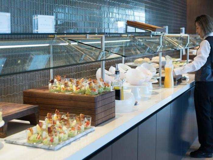 Travelers who are more crunched for time might grab bistro food from the buffet. This is no continental breakfast, however.