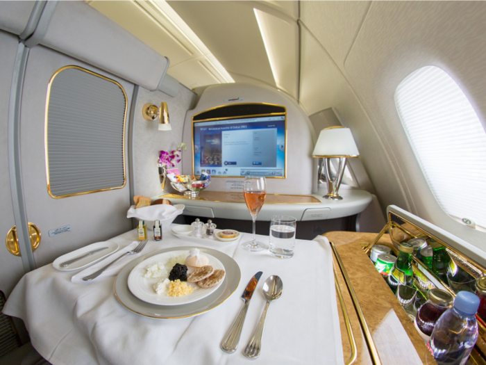 First class is perceived as a luxury good.