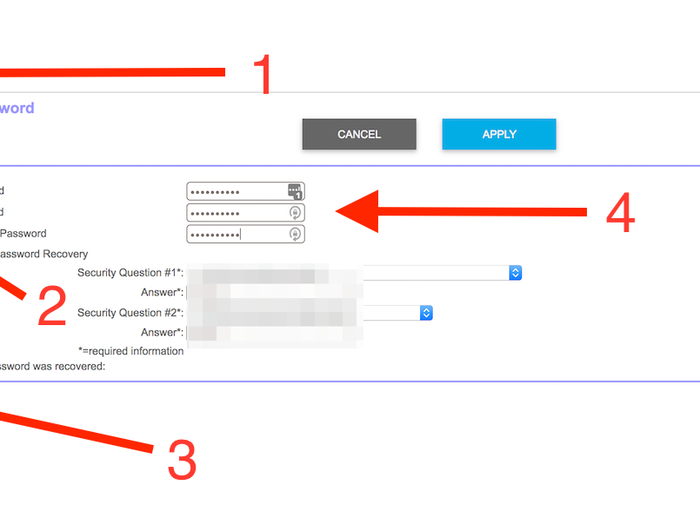 2. Change your login credentials for your router settings.