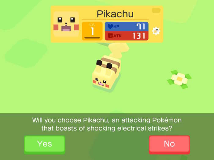 The first game to launch, "Pokémon Quest," isn