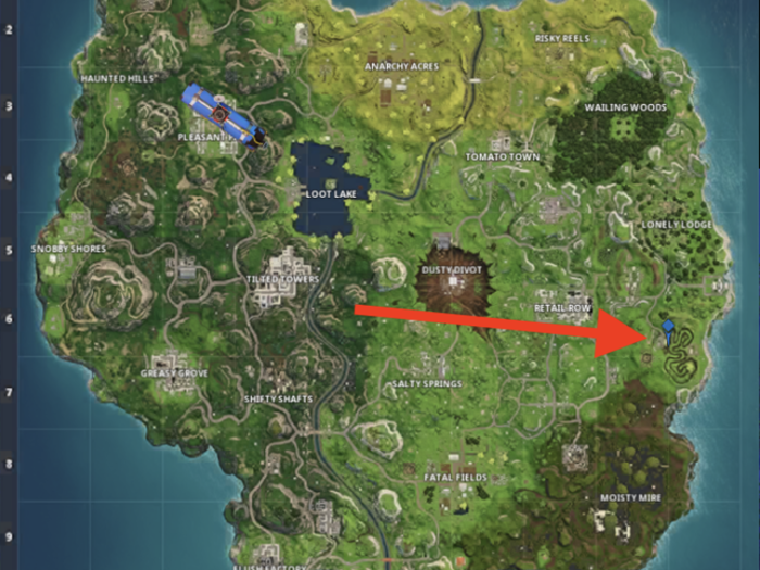 The shopping carts seem to be scattered all throughout the map, but streamers and hardcore fans have found that they can most consistently be found on the race track, in the J-6 region of the map.