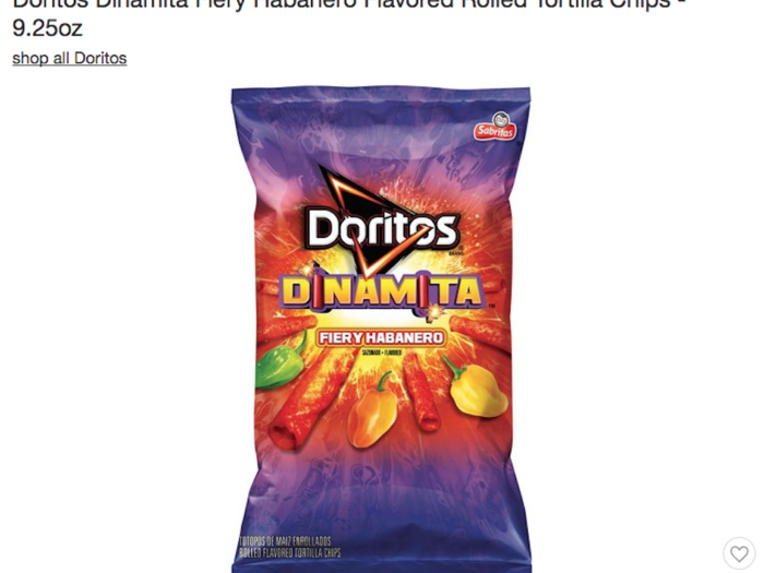 Fiery Habanero Doritos were discontinued in 2009.