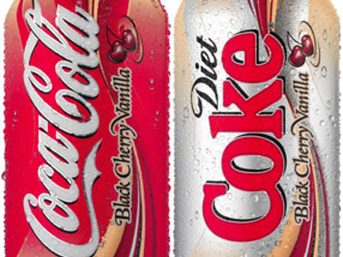 Cherry Vanilla Coke, plus a diet version, were launched in 2006 but discontinued just a year later.  Other brands like Pepsi and Dr. Pepper still make the flavor.