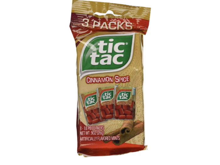 Tic Tac discontinued its Cinnamon and Spearmint flavors a few years ago.