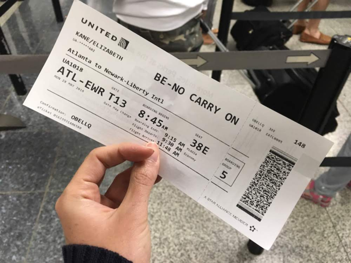 We were given seats immediately right on our boarding passes. They weren