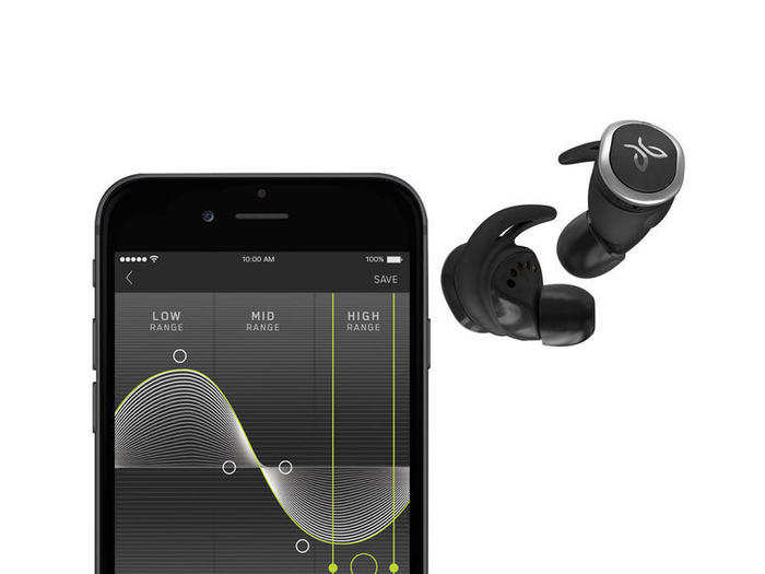 4. You can use the JayBird MySound app to change your audio profiles and play with how they sound. With AirPods, your audio experience is what comes out of the box, so to speak.