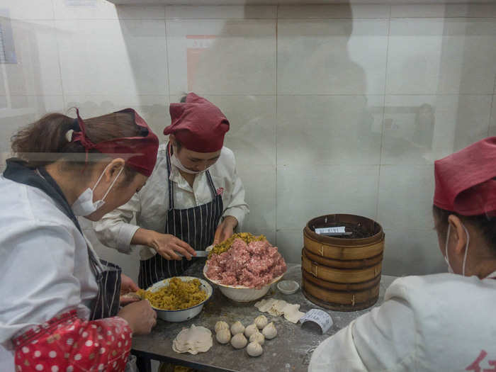 One of the most famous dishes in Shanghainese cuisine is xiao long bao (literally "little dragon bun"). It