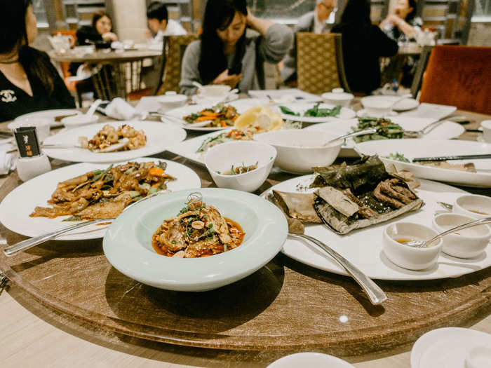 On the second day of my trip, I headed to Macau for the opening of the MGM Cotai, a swanky new casino-resort. At Five-Foot Road, I ate Szechuan cuisine, known for its spicy, garlicky flavors and the use of the numbing Szechuan peppercorn.