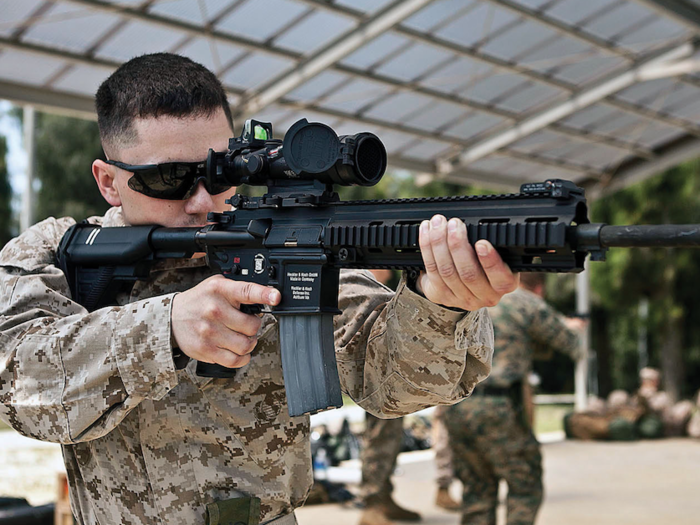 11. M27 infantry automatic rifle