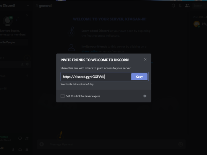 Discord helps you limit who joins your server.