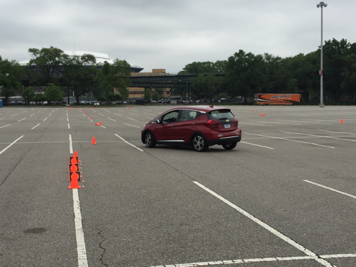 With or without regenerative braking, the Bolt compared well to the Golf. While it felt like the Golf was a bit faster and had slightly better traction than the Bolt with all-season tires, I didn