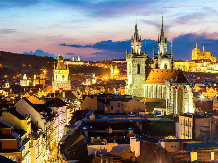 4. Prague, Czech Republic — $46.29 (£34.62).