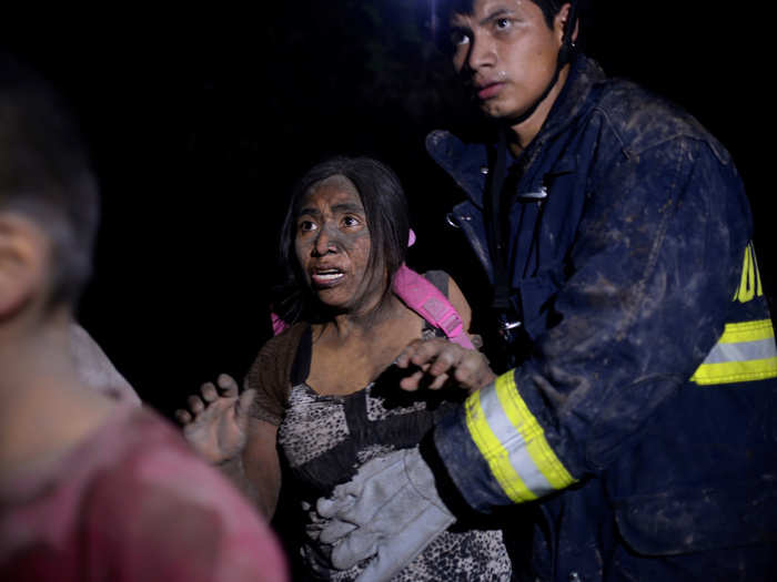 "The only thing we could do was run with my family and we left our possessions in the house. Now that all the danger has passed, I came to see how our house was –everything is a disaster," local resident Ricardo Reyes told the BBC.