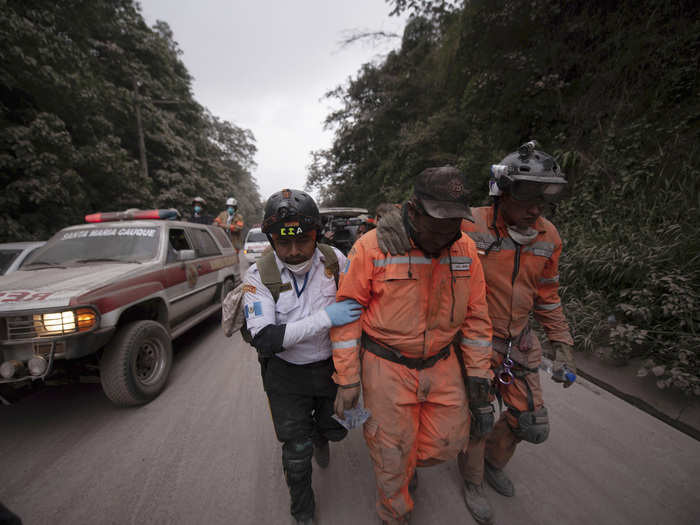 Hundreds of rescue workers and emergency officials descended on the impacted communities to help aid survivors.