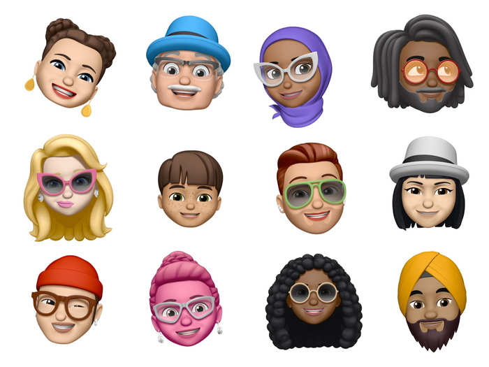 But Memoji are based on human faces — and can be personalized.