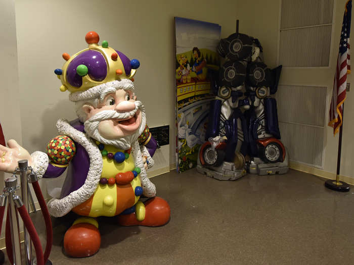 ... as does this life-size King Kandy, from the Candy Land board game.