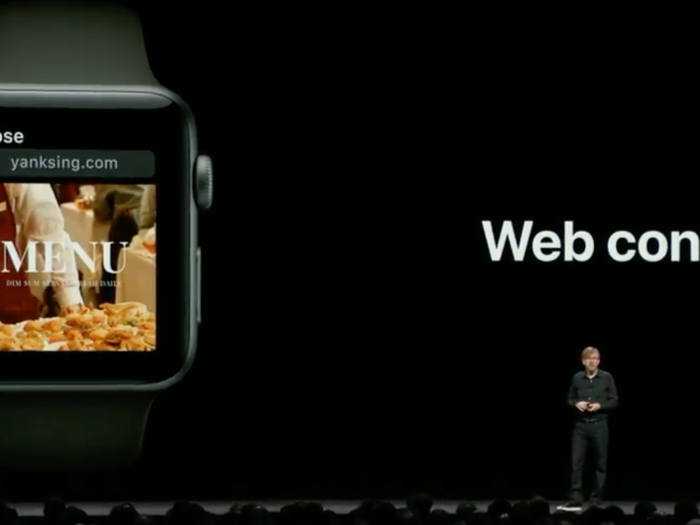 You can view websites on the Apple Watch with WatchOS 5