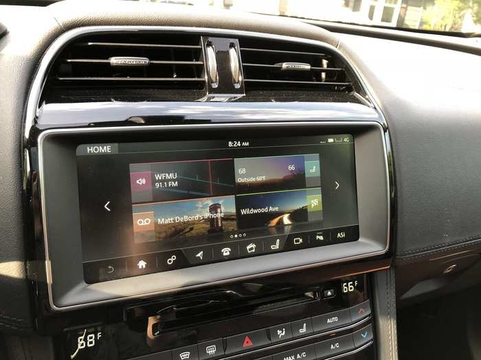 The 10-inch TouchPro infotainment screen is, naturally, touch controlled. The system is easy to use, and although we