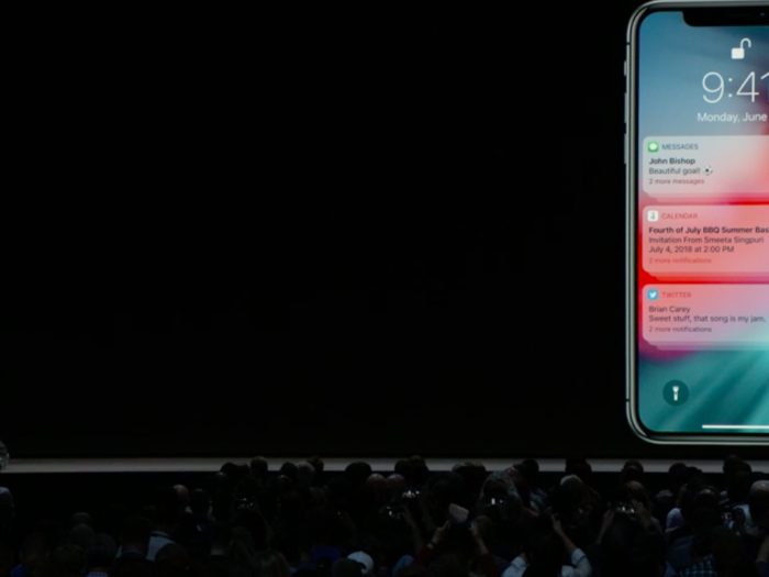 7. Apple is also updating Notifications. In iOS 12, Apple will finally group notifications (!!) by app, topic, or thread. And you