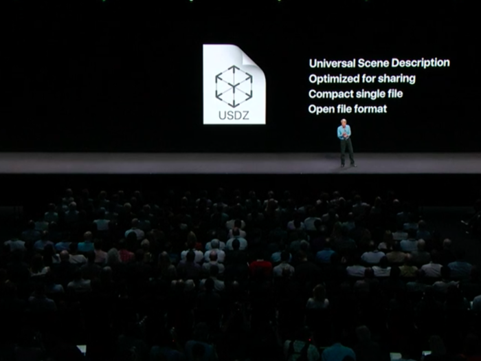 2. Apple teamed up with Pixar to make a new compact file format called USDZ, which is optimized for sharing GIFs and videos that feature 3D graphics and animations. This will be ideal for sharing your augmented-reality experiences with the world.