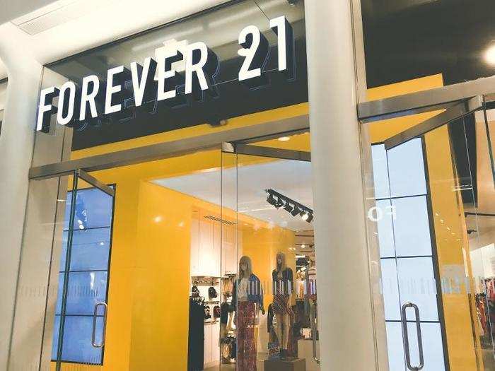 I went to Forever 21 next, which was in the same shopping mall as H&M.