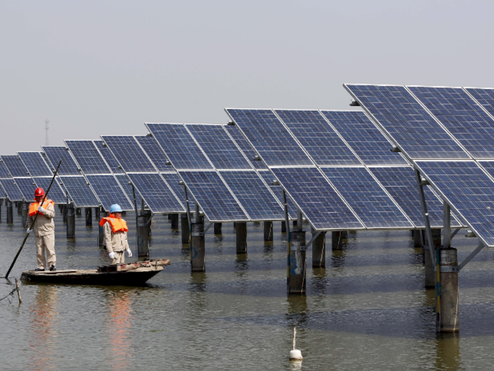 Earlier this year, workers turned on the 166,000-panel array, which can generate 40 megawatts of power — enough to accommodate 15,000 homes.