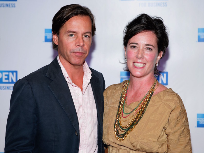 Her boyfriend at the time, Andy Spade, encouraged her to set up the business. The brand name was a mash-up of their names. The couple married in 1994.