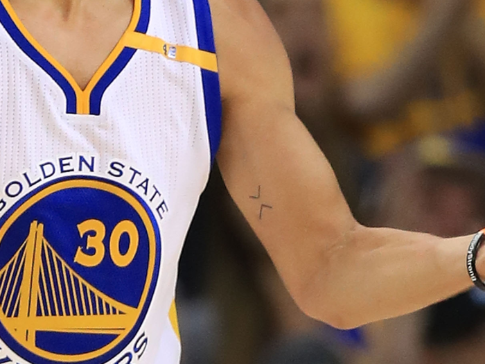 They have Matching tattoos. Two arrows pointing at each other, to signify "the past is behind us and the future is in front of us, so we stay in the middle, in the moment." They even have a pre-game ritual where they each smack their tattoos.