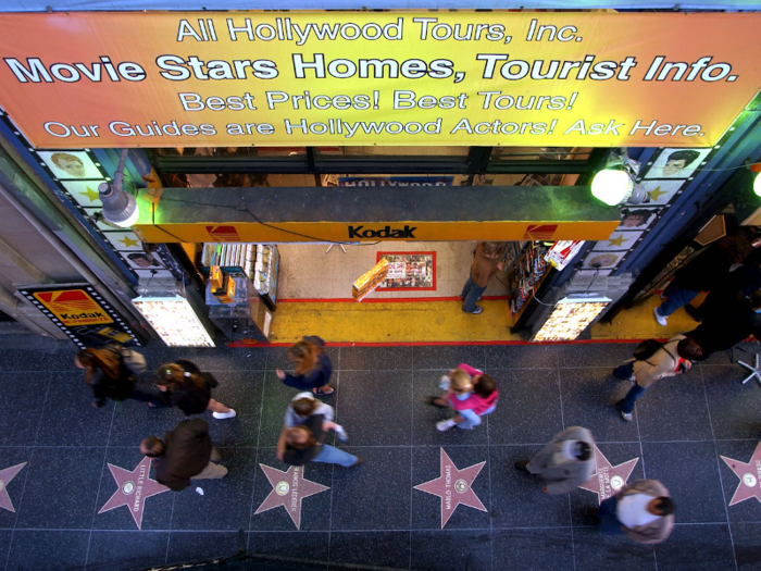 They finally went on their first date on Hollywood Boulevard.