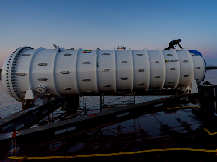 The whole structure is 40-foot long. That sounds big but the Northern Isles centre is actually much smaller than most data centres, which sometimes house up to 80,000 servers.