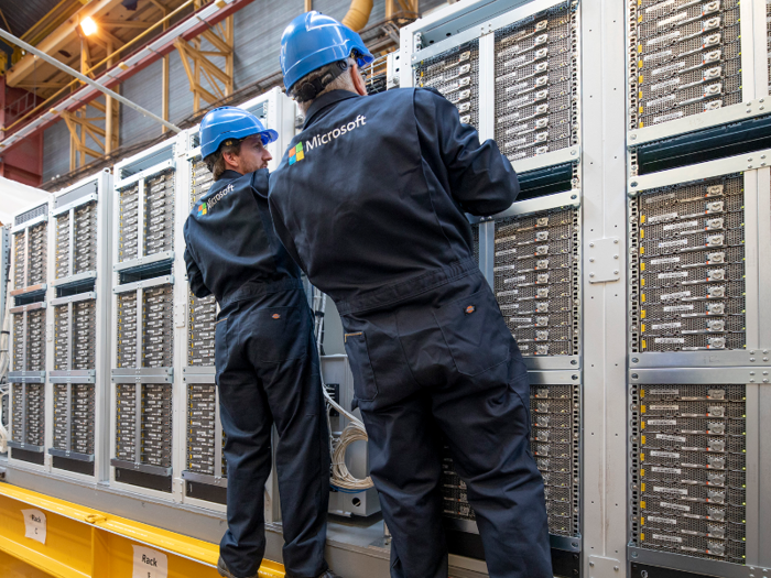 Microsoft teamed up with a French company, Naval Group, to build the new Northern Isles undersea centre.