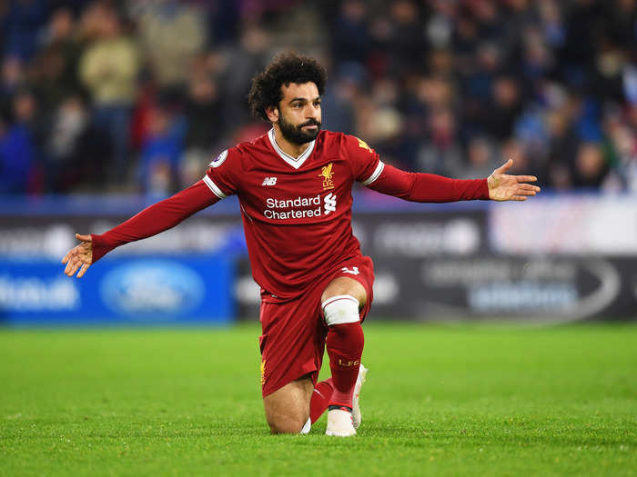 5: Mohamed Salah, Liverpool FC forward — €171.3 million ($200.7 million).