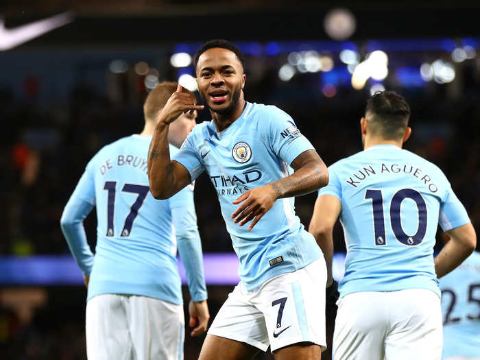 11: Raheem Sterling, Manchester City forward — €155.1 million ($181.7 million).