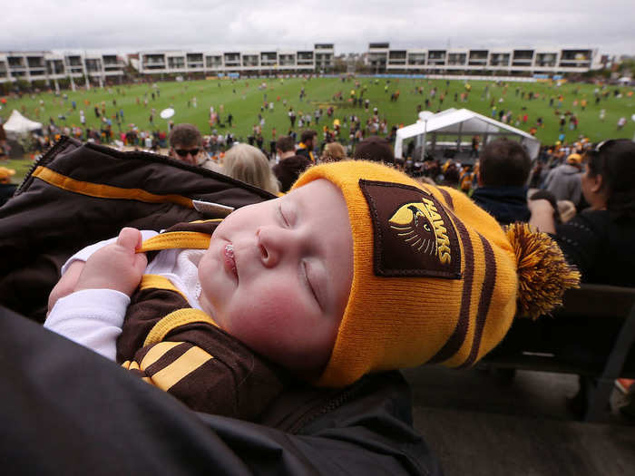 2. Babies nap outside (even during the winter)