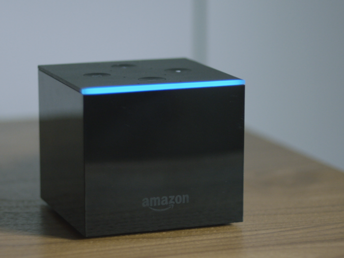 The Fire TV Cube is equipped with the same far-field voice recognition as an Amazon Echo, which means there are eight microphones inside.