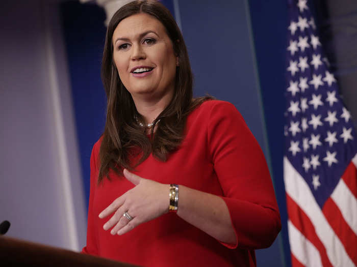 While the NFL had already given up its tax-exempt status, White House press secretary Sarah Huckabee Sanders noted that tax dollars still subsidize stadiums: "If this industry is going to use money from American taxpayers to build the very fields they play on, then is it really too much to ask that they show respect for the American flag at the beginning of the game?"