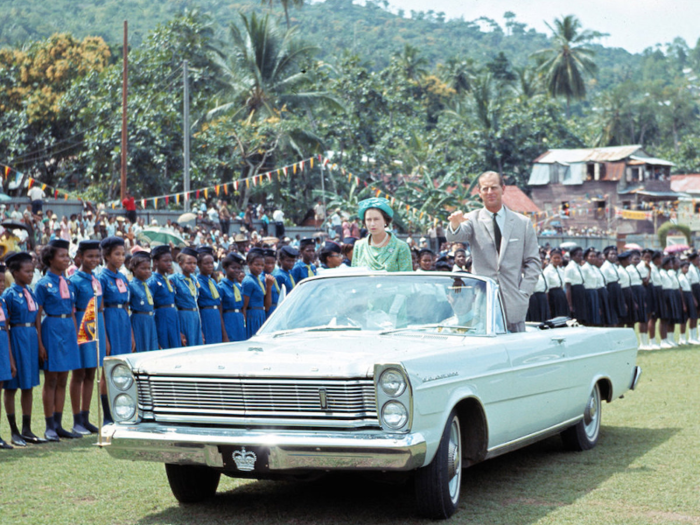 1966: The Queen and her husband visited St. Lucia in 1966. This was also the year he famously proclaimed "British women can