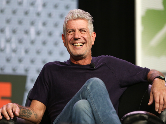 "I work really hard to not ever think about my place in the world," Bourdain told Business Insider in a 2016 interview. "I