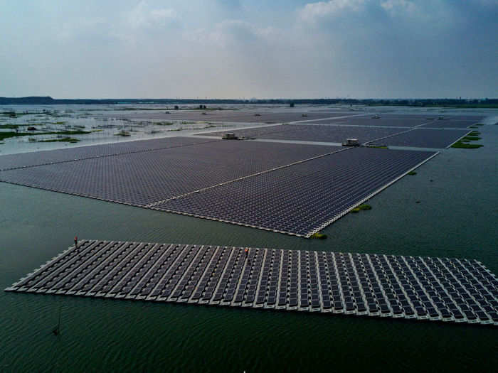 Earlier this year, workers turned on the 166,000-panel array, which can generate 40 megawatts of power — enough for 15,000 homes annually.