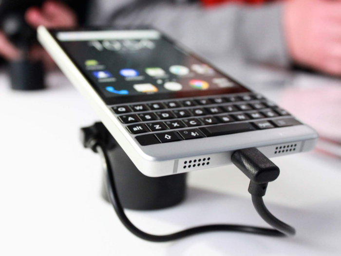 The BlackBerry Key 2 has USB-C charging. It may seem like there